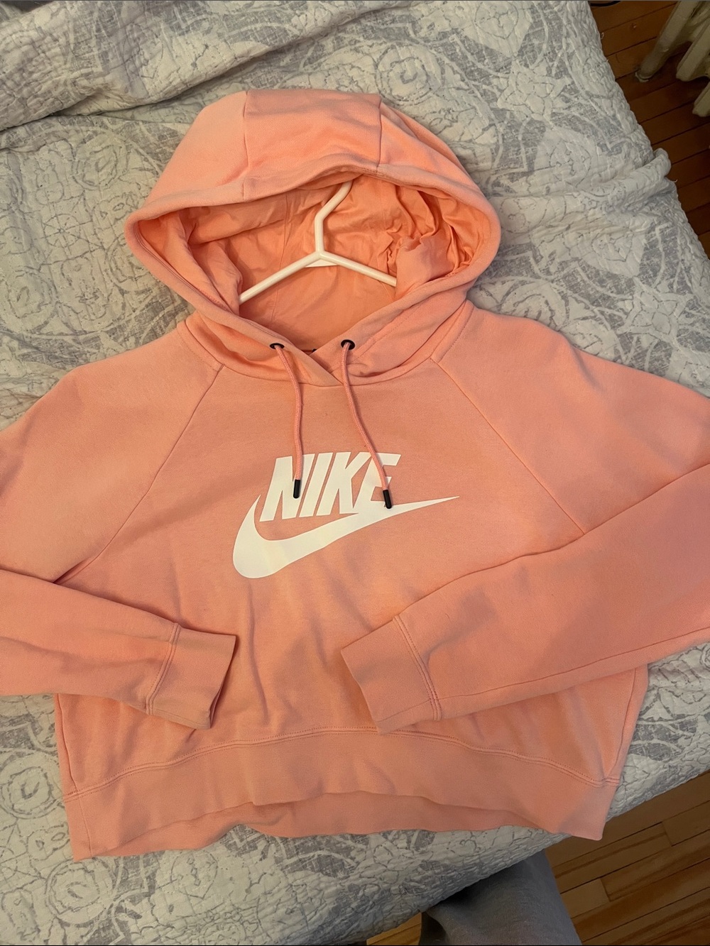 Nike Peach/Coral/Pink Logo Hoodie